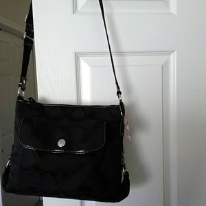 Coach signature crossbody